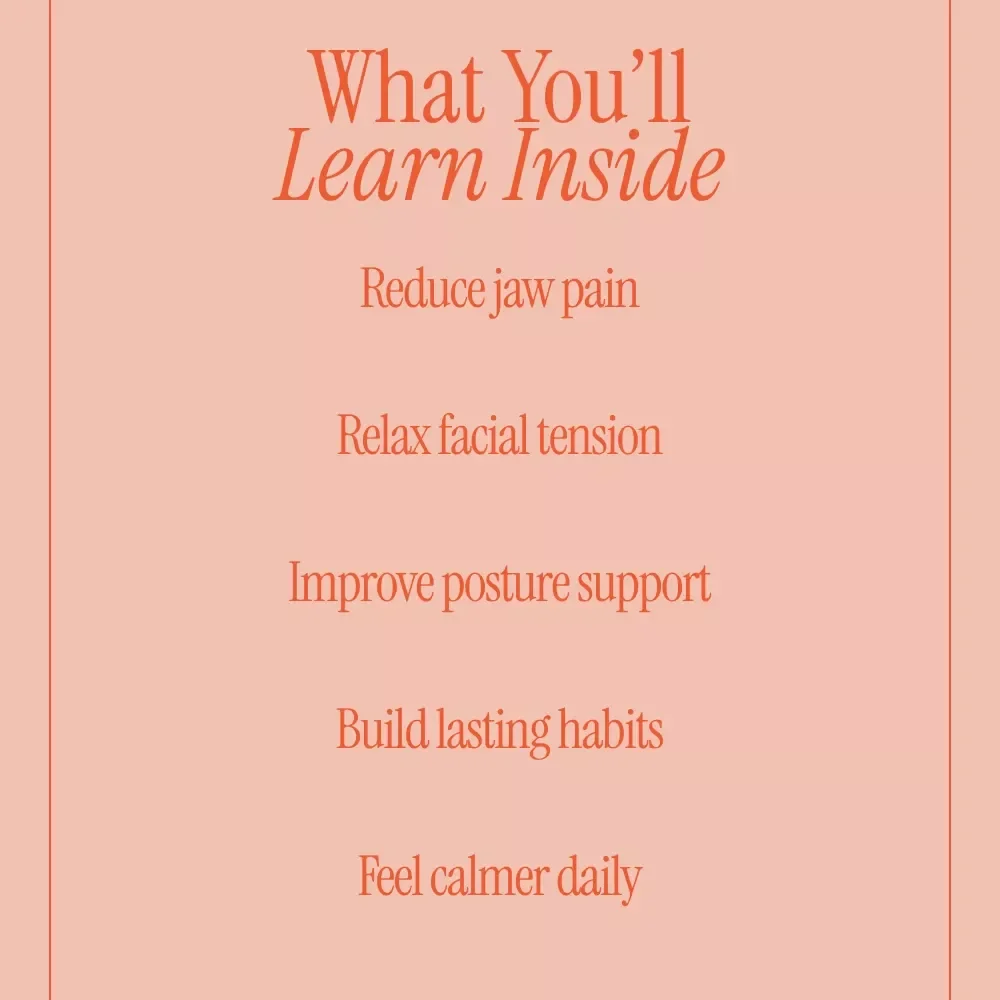Unlock a Relaxed Jaw and a Pain Free Day – Gentle TMJ Exercises for Pain Relief eBook, Jaw Tension Release Guide, Daily TMJ Routine Digital Download