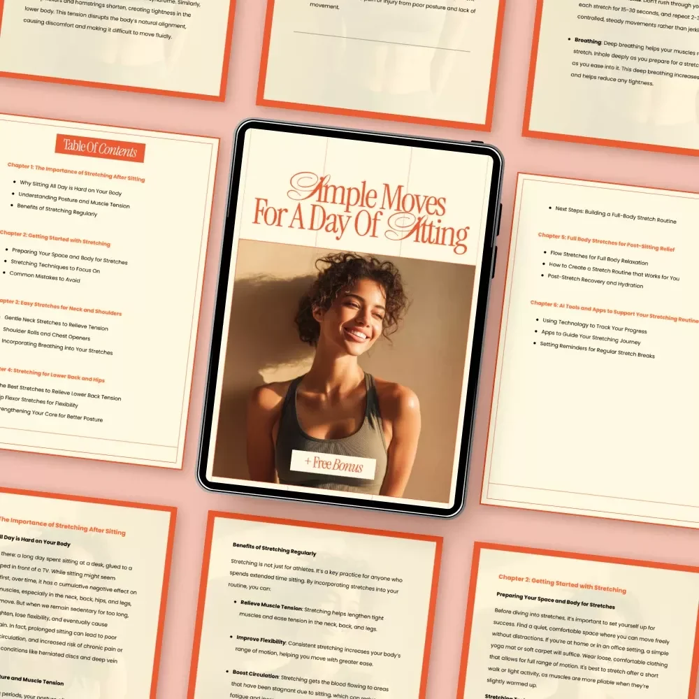Simple Moves for a Day of Sitting – Easy Daily Stretches for Desk Work & Long Sitting Hours