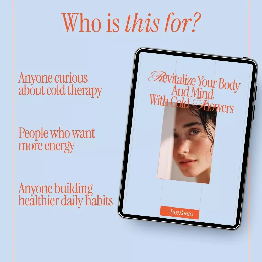 Revitalize Your Body and Mind with Cold Showers | A Practical Guide on How to Take a Cold Shower for Benefits | Wellness Reset Digital Download