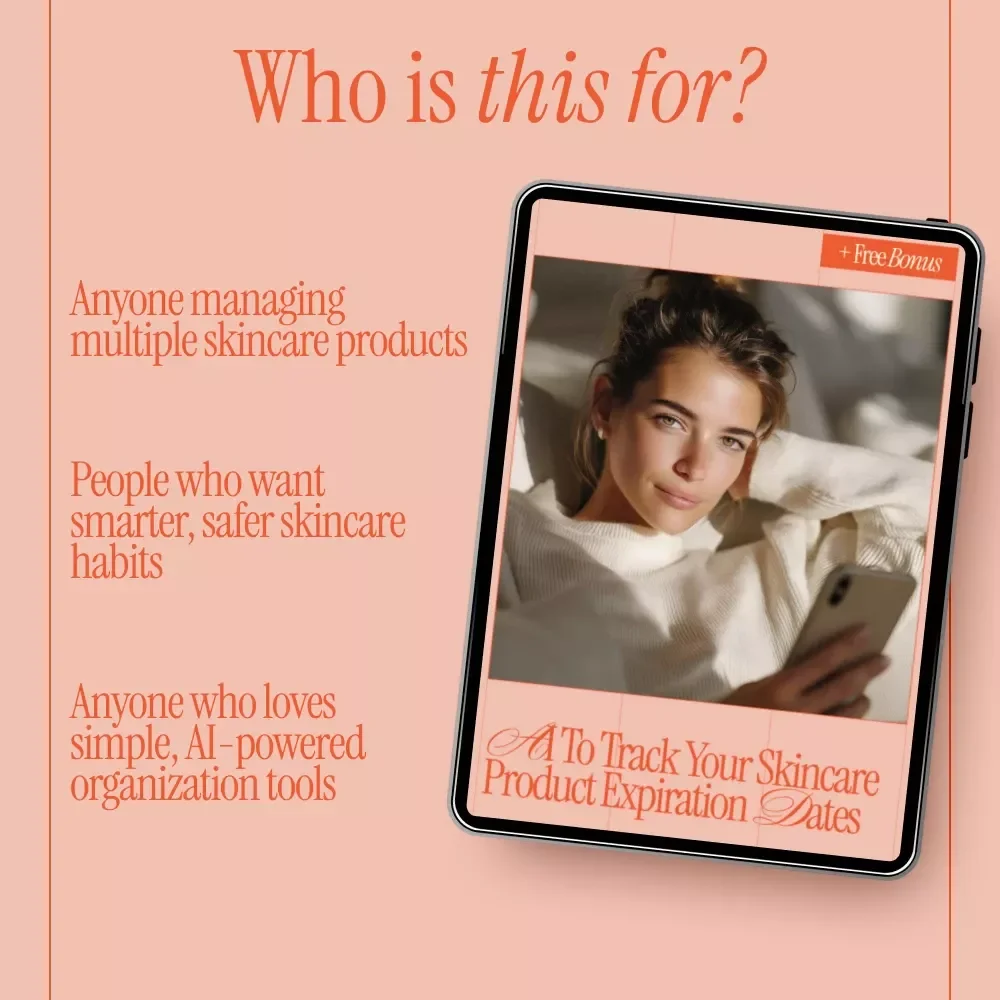 AI to Track Your Skincare Product Expiration Dates – Smart Checklist for ai for tracking your skincare product expiration, Digital Skincare Organizer, Beauty Routine Planner