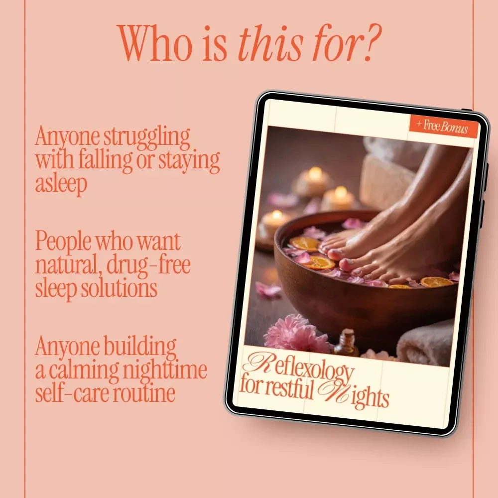 Reflexology for Restful Nights – A Complete eBook Guide to reflexology for better sleep, Deep Relaxation, and Holistic Nighttime Routines