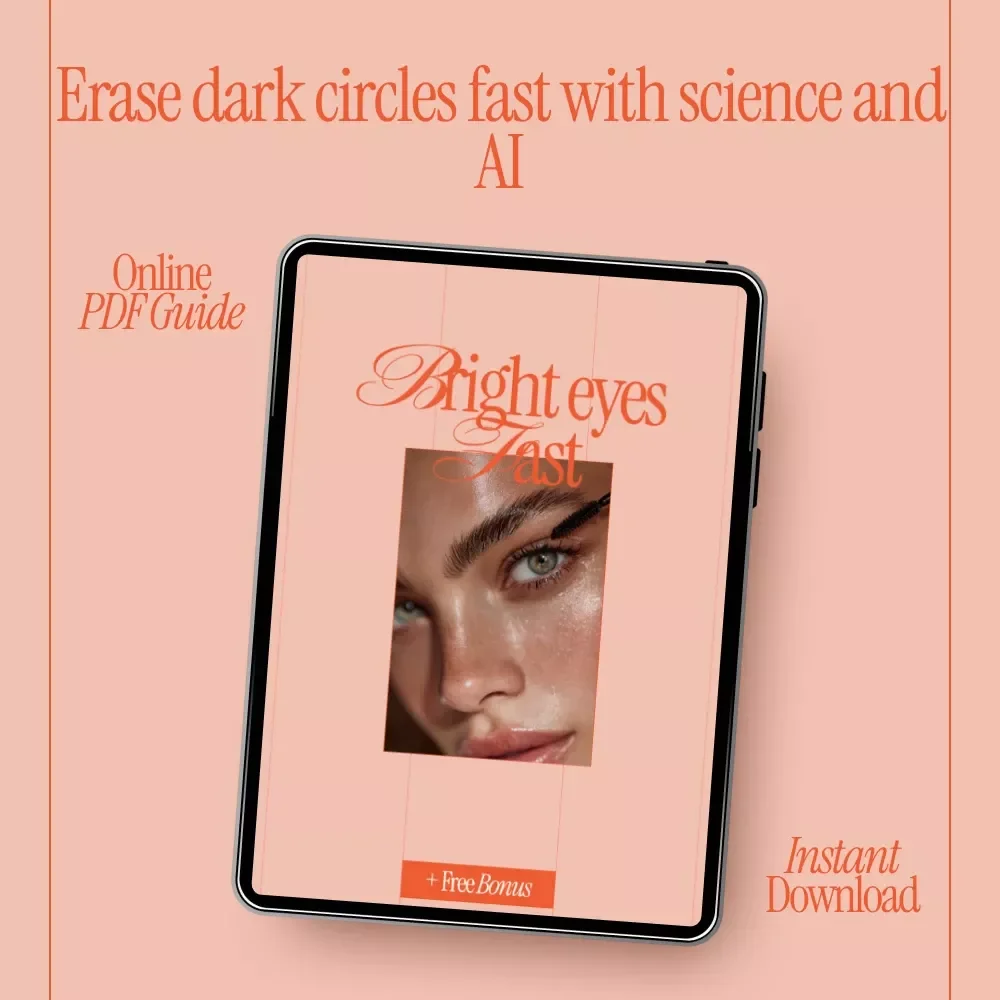 Bright Eyes Fast – A Simple, Science-Backed Guide on how to reduce under eye circles fast | Digital Download eBook
