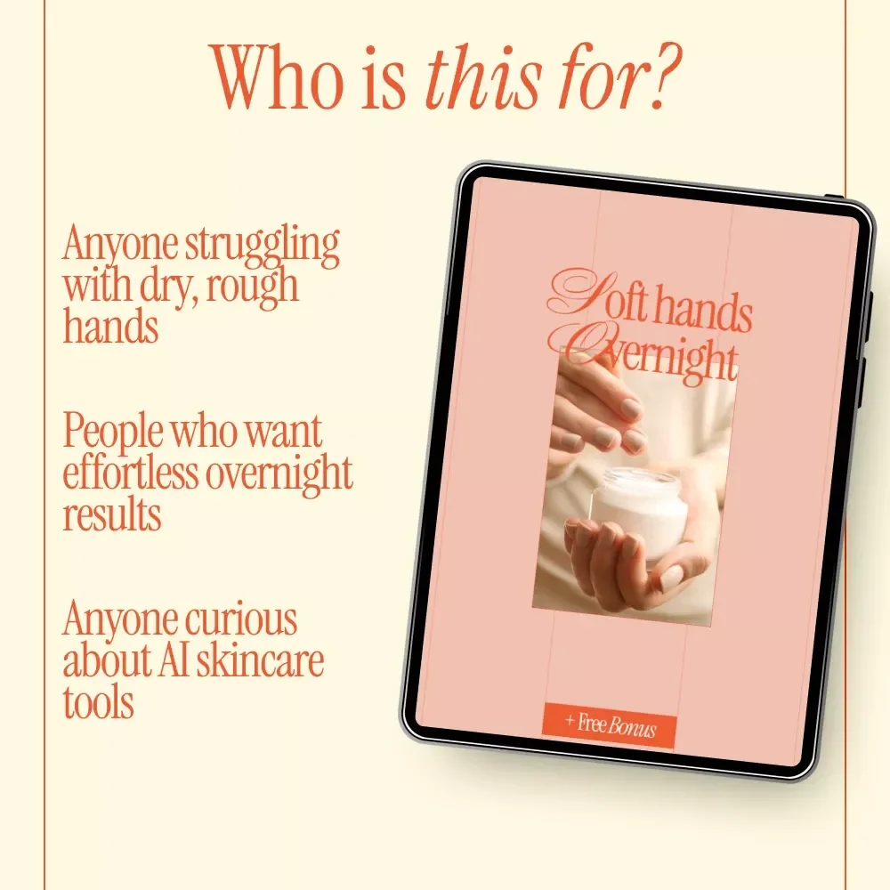 Soft Hands Overnight | Night Hand Care Routine Digital Download