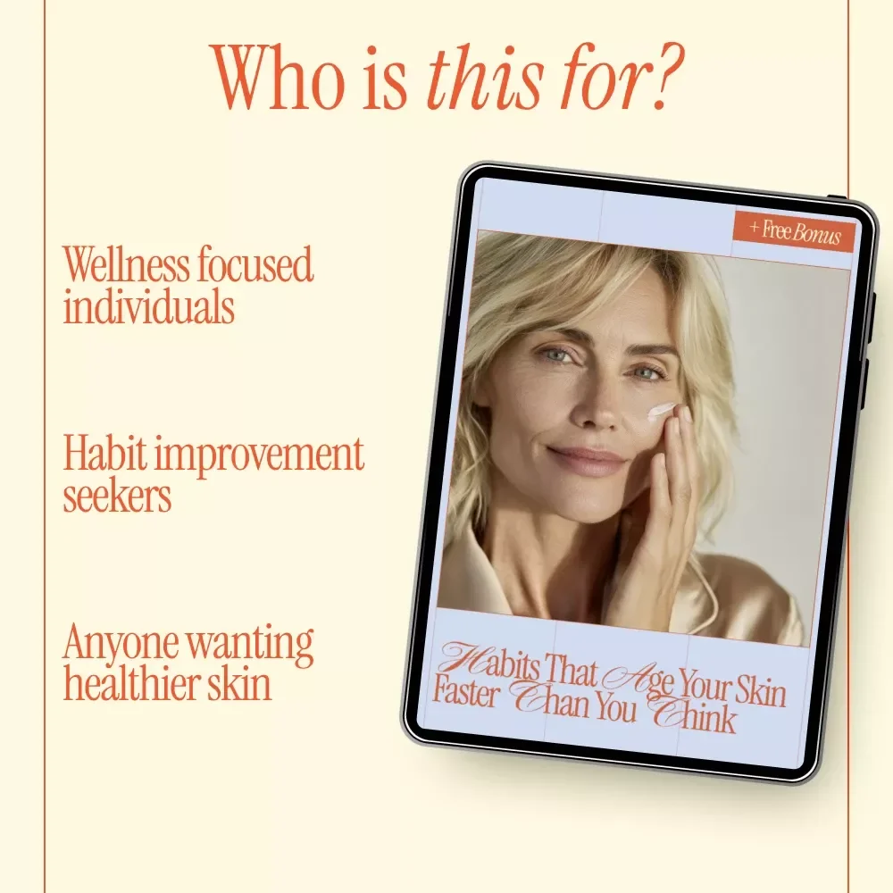 Habits That Age Your Skin Faster Than You Think | Printable Skincare Checklist | what habits age skin faster | Anti-Aging Awareness Guide