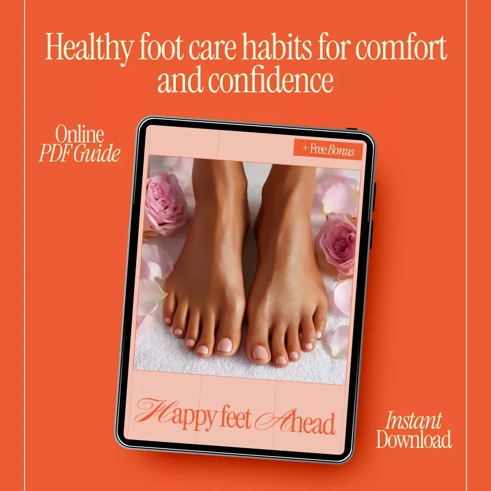 Happy Feet Ahead – Complete Foot Care Guide & Foot Health eBook, Daily Foot Care Habits, At-Home Foot Treatments, AI-Powered Foot Care Insights Digital Download