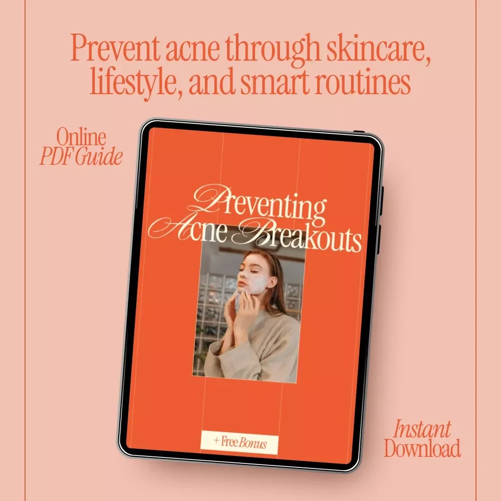 Preventing Acne Breakouts | Acne Prevention Guide, Clear Skin eBook, Daily Skincare Checklist, AI-Powered Acne Care Digital Download