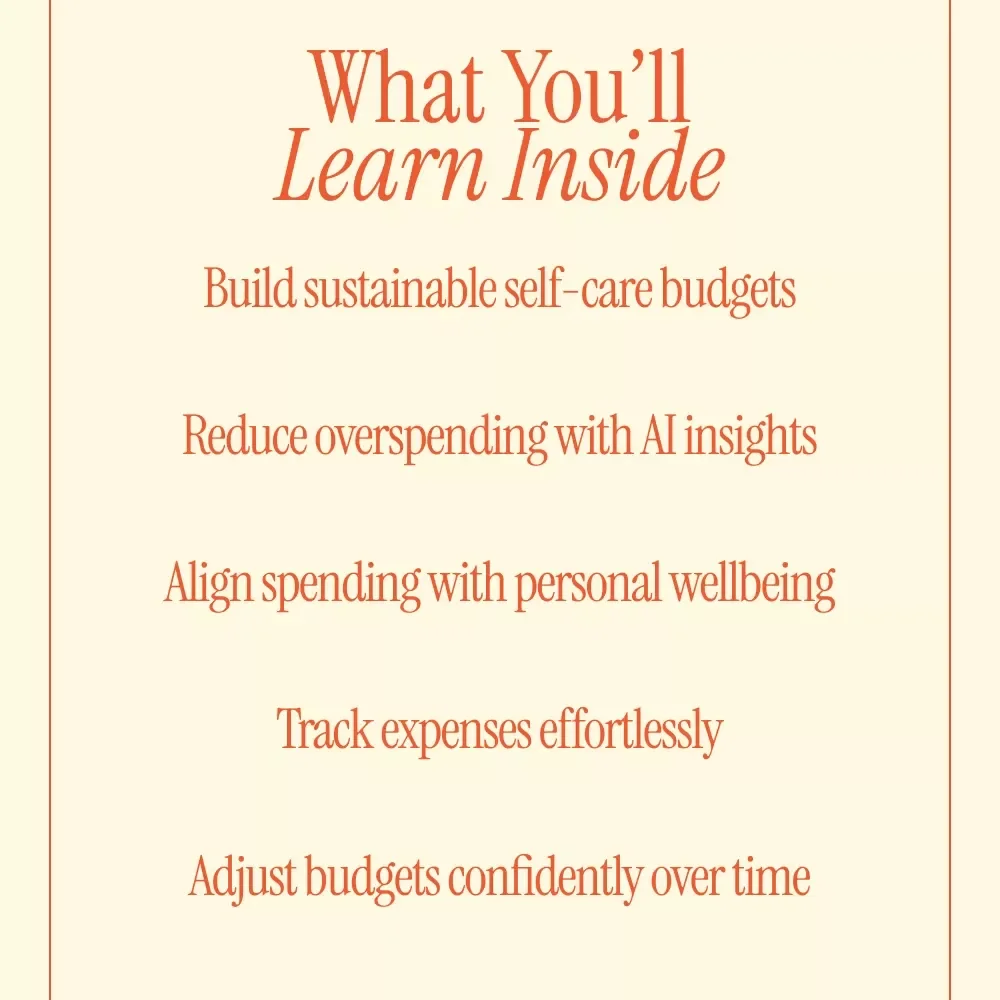 Budgeting for Your Self-Care with AI | Smart Self-Care Budget Planner Ebook