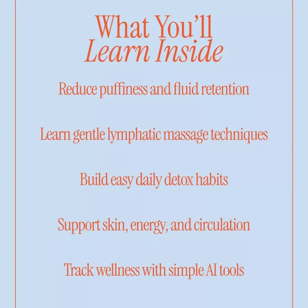 Natural Ways to Boost Your Lymphatic Drainage – Holistic Wellness Guide, Lymphatic Massage & Dry Brushing eBook, Natural Detox & Self-Care Digital Download