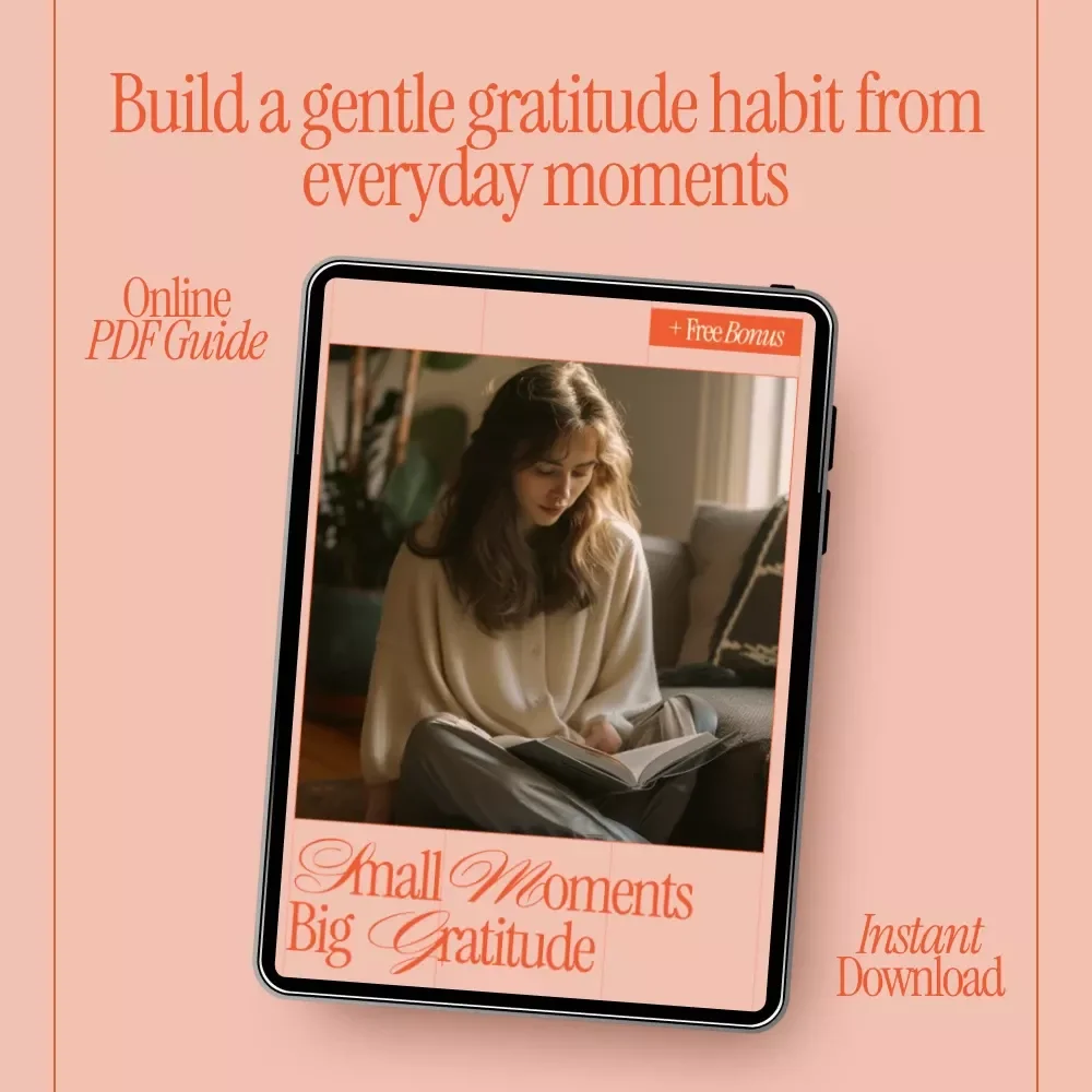 Small Moments Big Gratitude – A Gentle Guide with Gratitude Journal Prompts for Beginners | Daily Reflection & Mindfulness Download