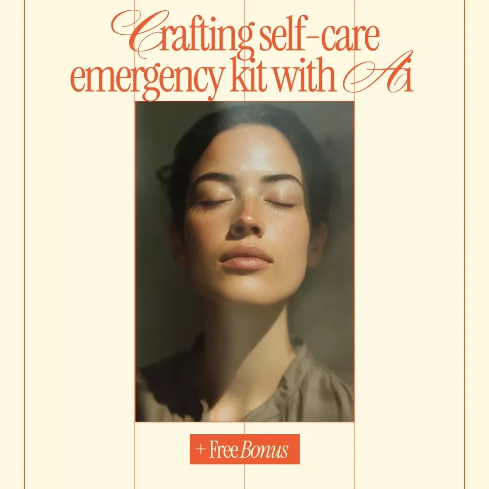 Crafting Your Personalized Self-Care Emergency Kit with AI | AI-Guided eBook to Create a Personalized Self Care Emergency Kit List