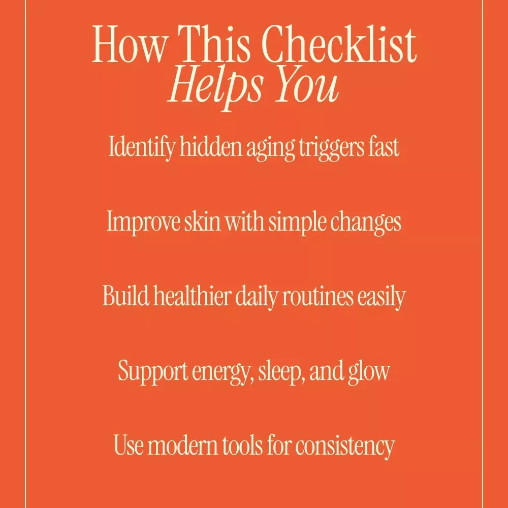 Sneaky Habits That Age You Faster – Digital Anti-Aging Guide, Youthful Skin & Lifestyle Checklist, Healthy Habits eBook Download