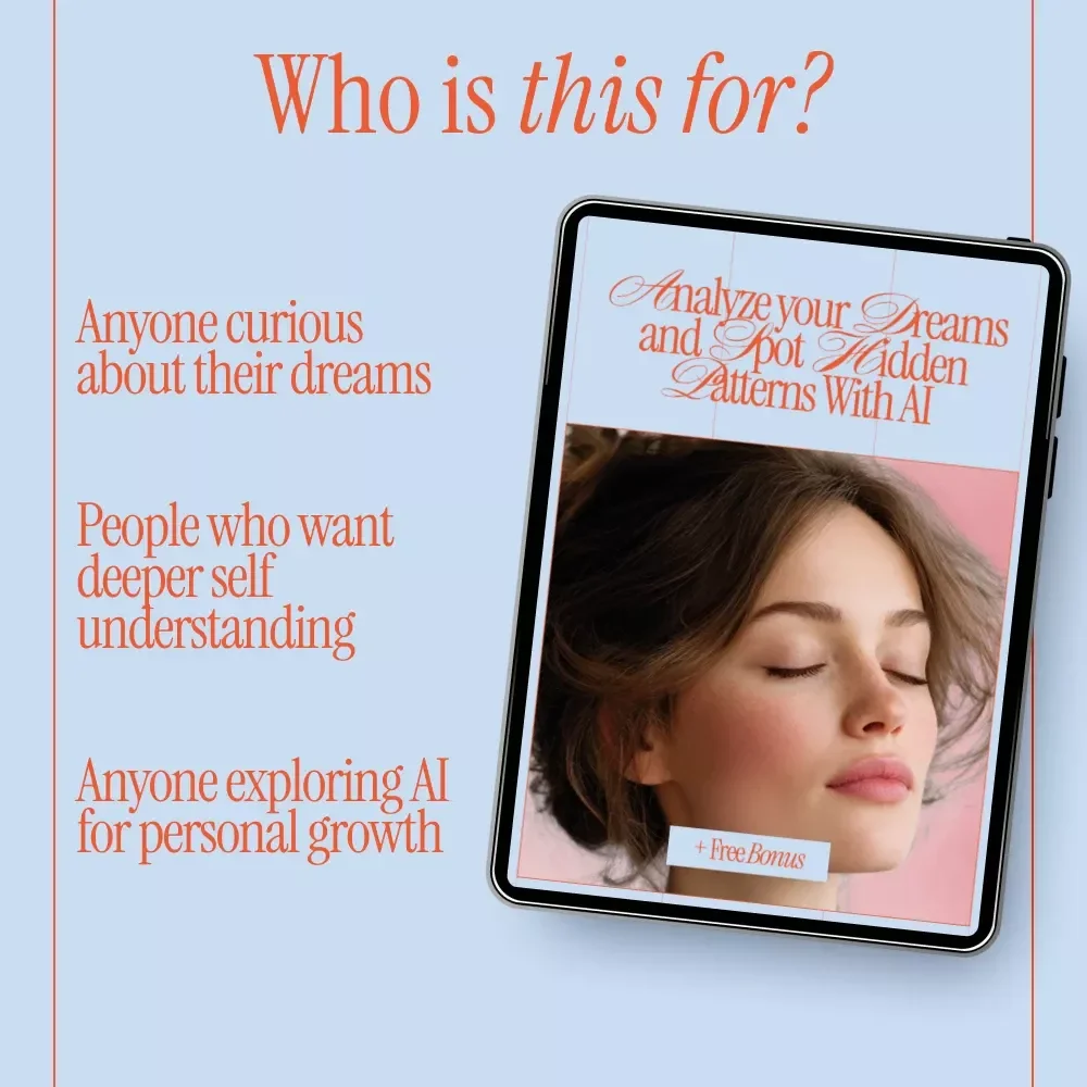 Analyze Your Dreams and Spot Hidden Patterns with AI – Dream Journaling, Self-Awareness & Personal Insight