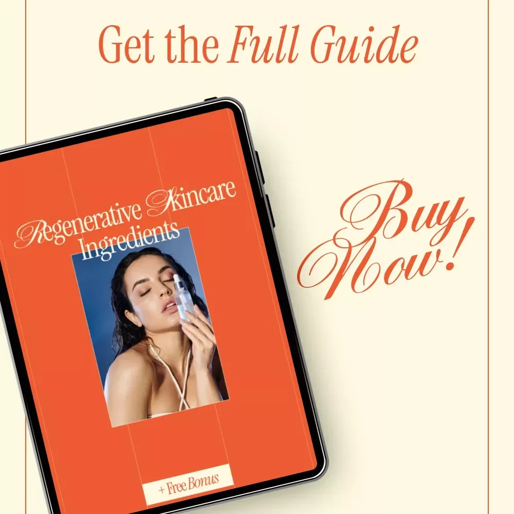 Regenerative Skincare Ingredients | Digital Guide to Regenerative Skincare, Anti-Aging Ingredients, AI-Powered Routines & Skin Repair Science Download