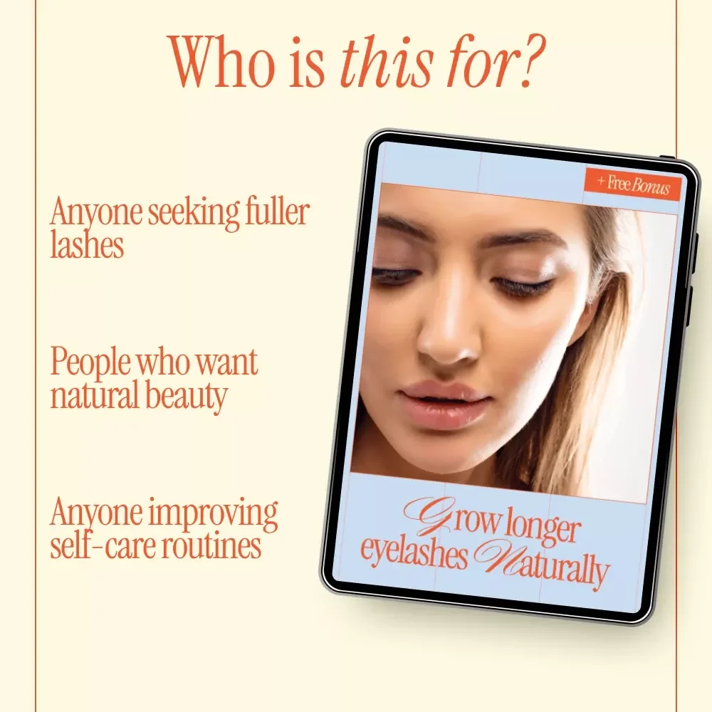Grow Longer Eyelashes Naturally – A Complete Guide on how to grow longer eyelashes naturally with Proven Daily Habits & Holistic Beauty Routines