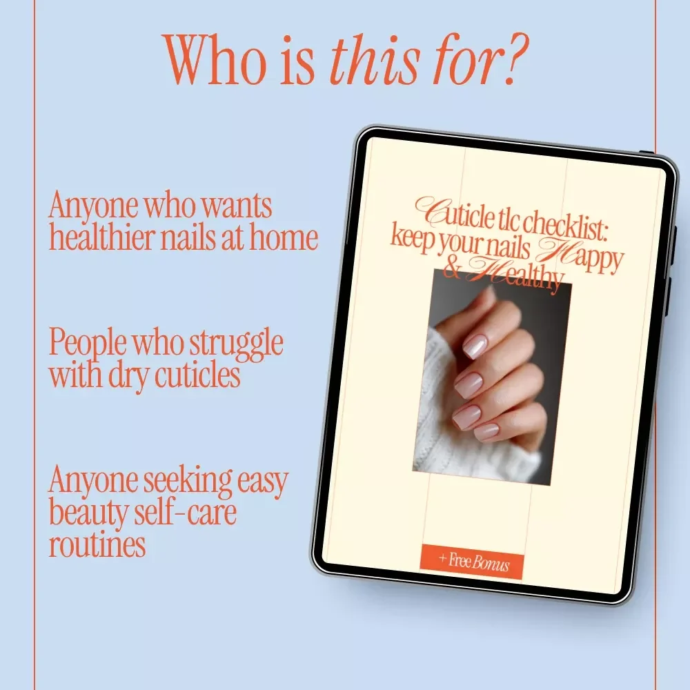 Cuticle TLC Checklist: Keep Your Nails Happy & Healthy – Digital Nail Care Guide, Cuticle Care Routine, Healthy Nails Checklist, At-Home Manicure Self-Care Download
