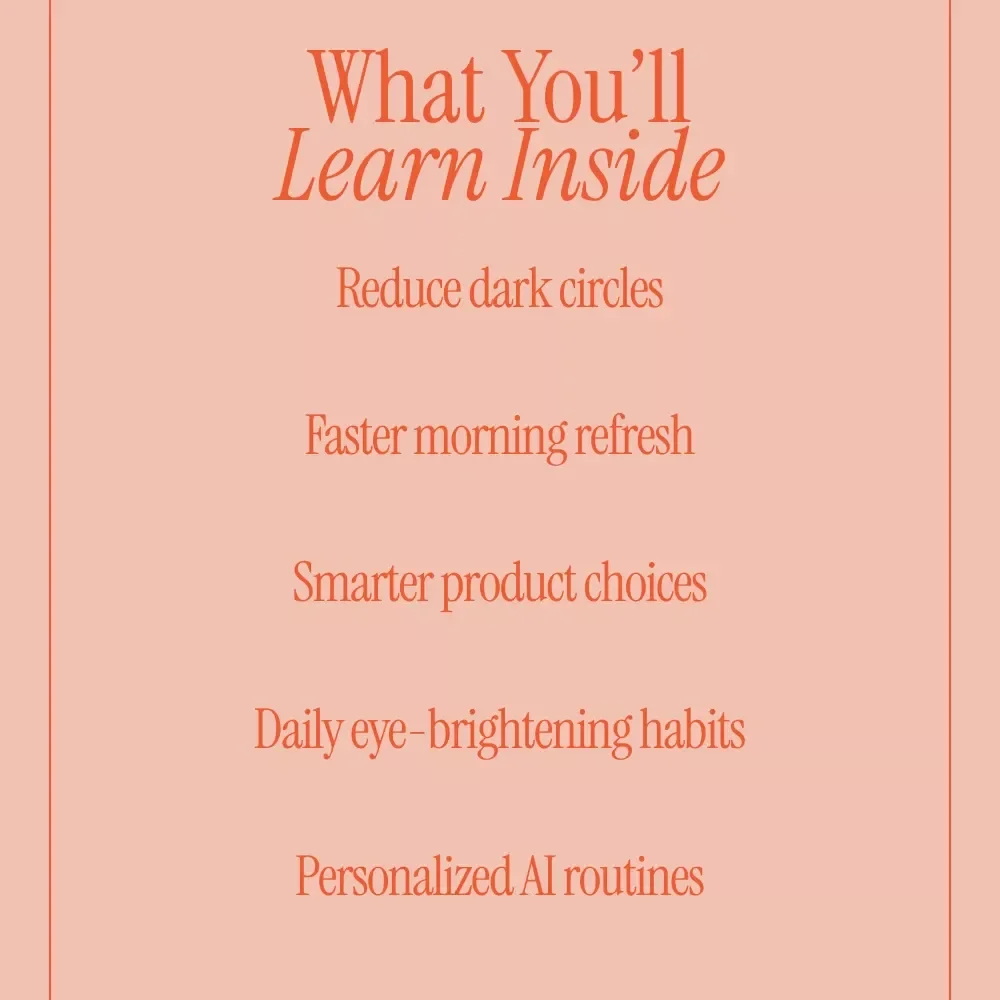 Bright Eyes Fast – A Simple, Science-Backed Guide on how to reduce under eye circles fast | Digital Download eBook