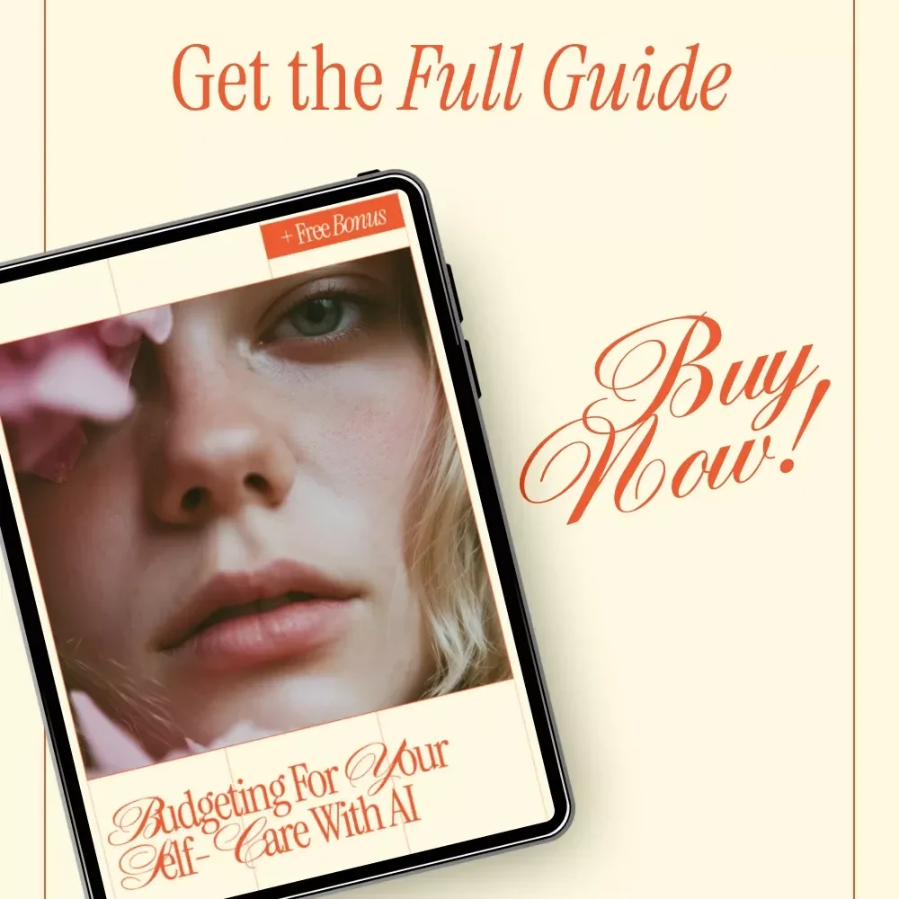 Budgeting for Your Self-Care with AI | Smart Self-Care Budget Planner Ebook