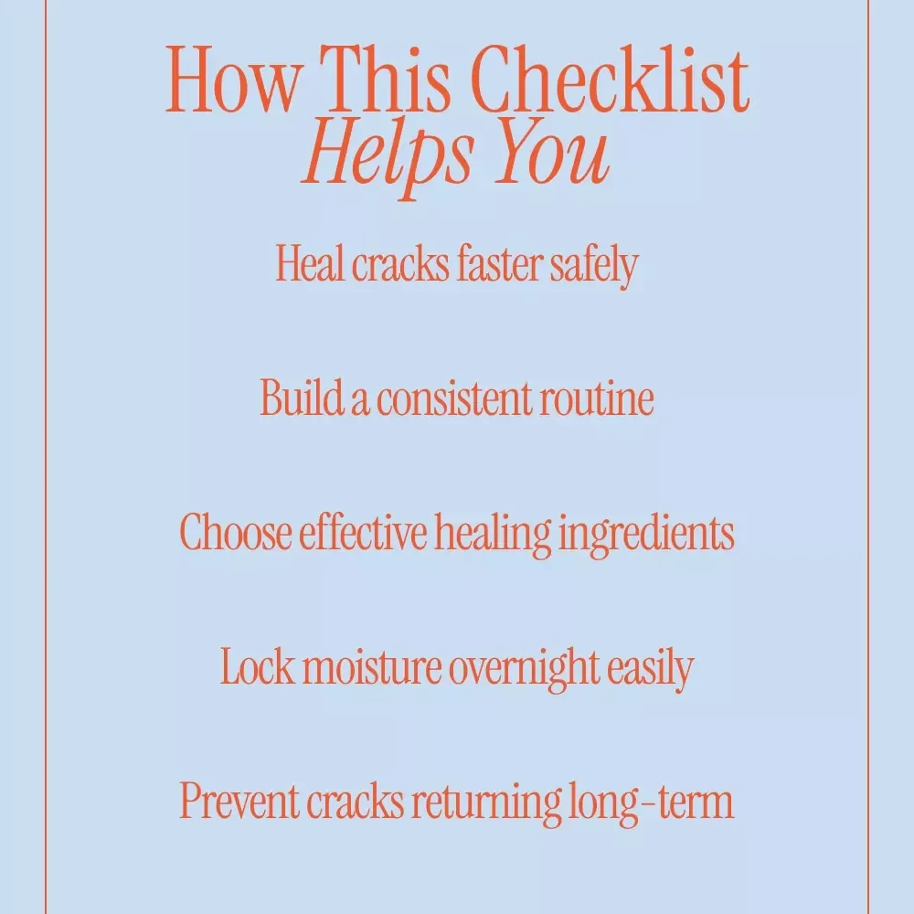 Smooth Heels Made Simple How to Heal Cracked Heels Fast | Printable Heel Care Checklist & Foot Repair Routine