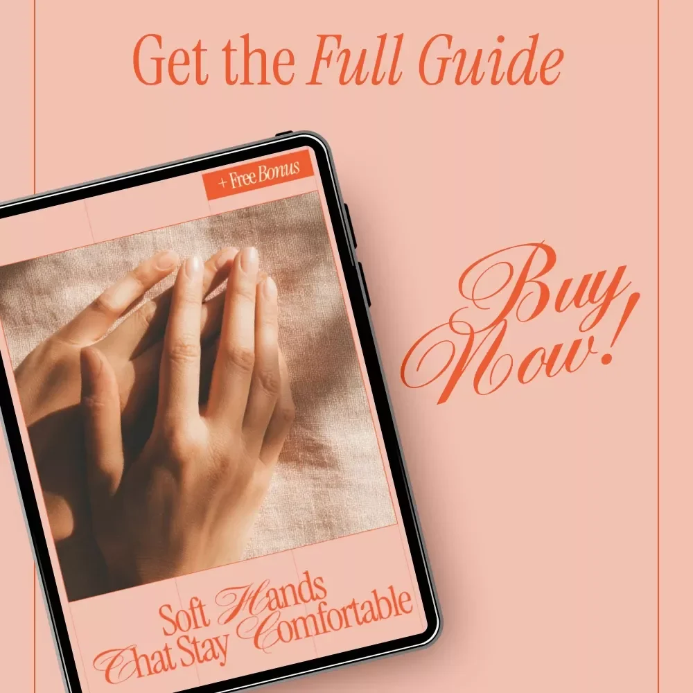 Soft Hands That Stay Comfortable – Digital Hand Care Guide for Dry Hands, Simple Hand Care System, Moisturizing Habits, Night Care Routine, Long Term Comfort Checklist