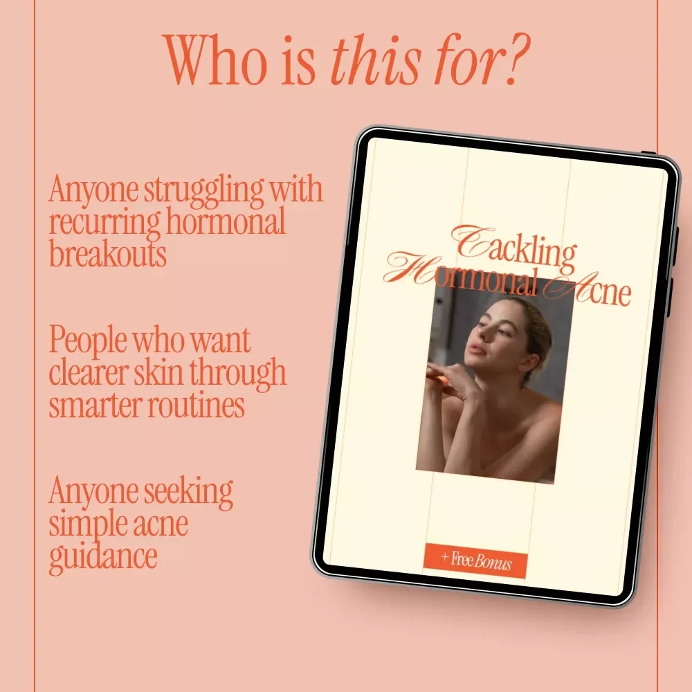 Tackling Hormonal Acne – Complete Digital Guide to Understanding Hormonal Acne, Skincare Strategies, Lifestyle Balance & AI-Powered Personalized Acne Care