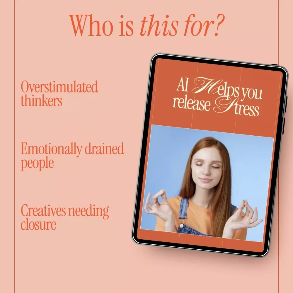AI Helps You Release Stress – A Gentle Digital Guide Using ai to create a ritual for saying goodbye to stress, Calm Your Nervous System & Build Emotional Balance