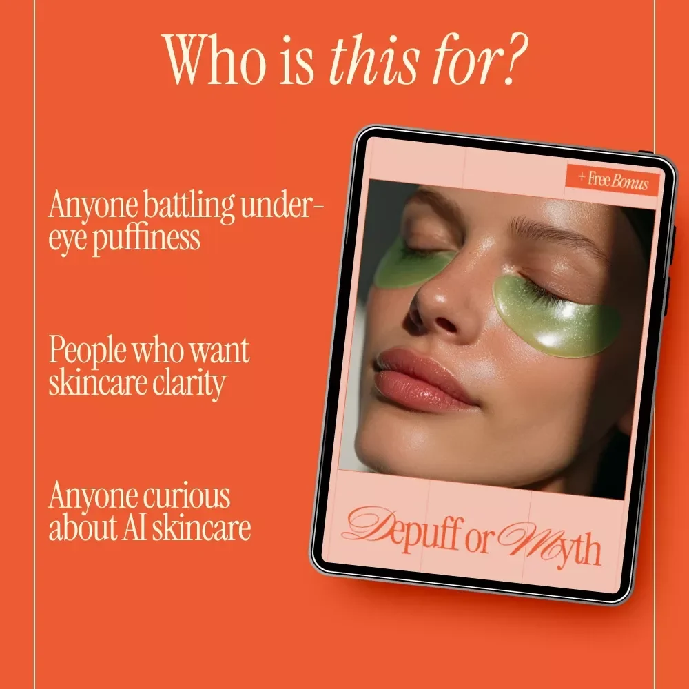Depuff or Myth | Eye Puffiness Truth Guide | Do Eye Creams Help Puffiness? Digital Skincare Download