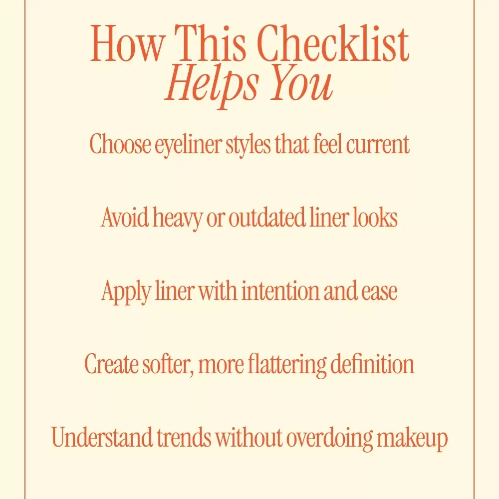 Line by Line The Eyeliner Styles Everyone Is Wearing Now – Modern Makeup Checklist | what eyeliner styles are popular now