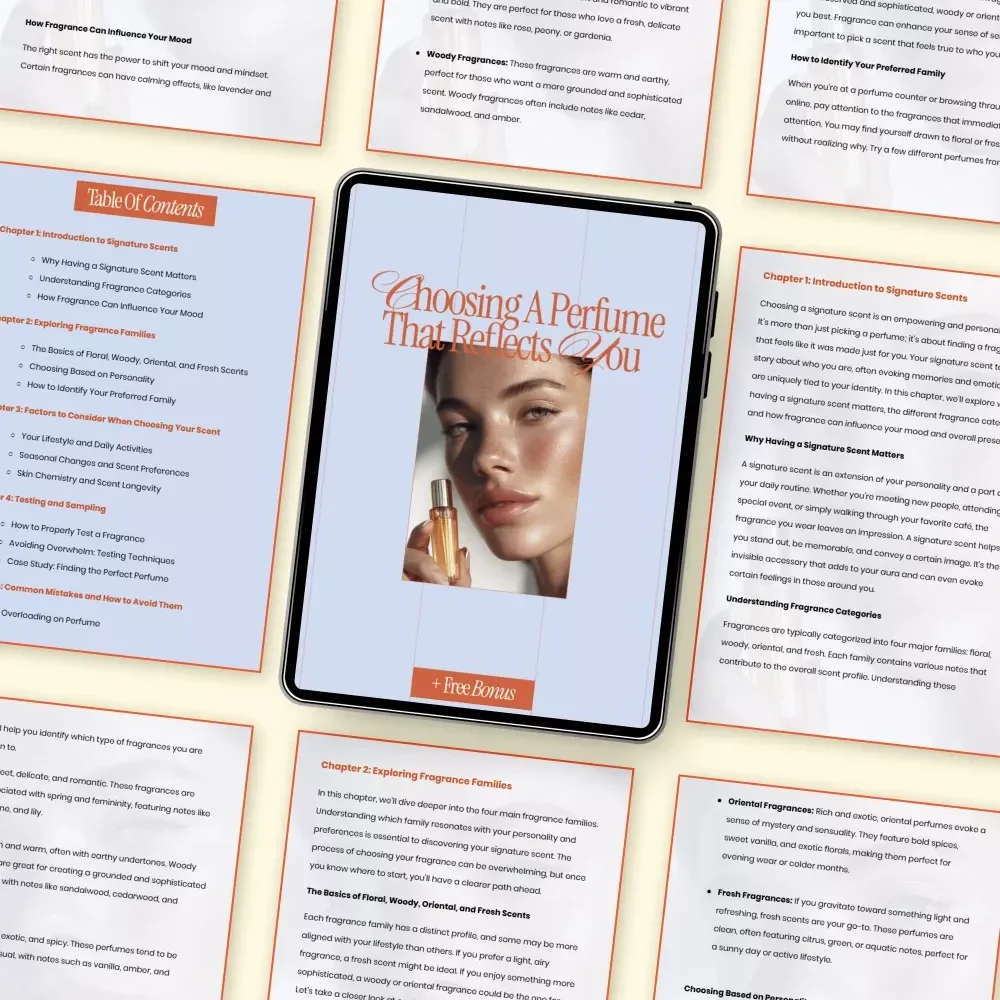 Choosing a Perfume that Reflects You – A Personal Guide to Identity, Style & How to Choose a Signature Scent | Digital Ebook