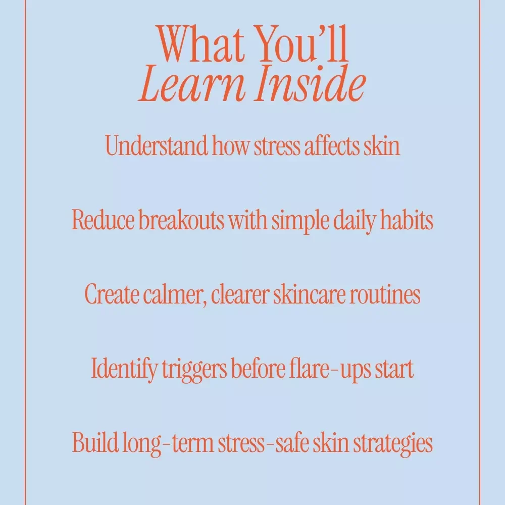 Clear Calm: Your Guide to Banishing Stress Breakouts | Stress Acne Skincare eBook, Clear Skin Guide, Digital Download for Calm Skin