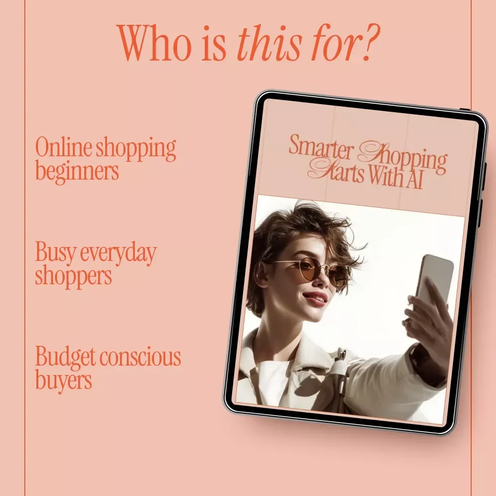 Smarter Shopping Starts with AI | Smart Shopping Checklist Guide | How AI Helps Find Products That Fit Me | Digital Download