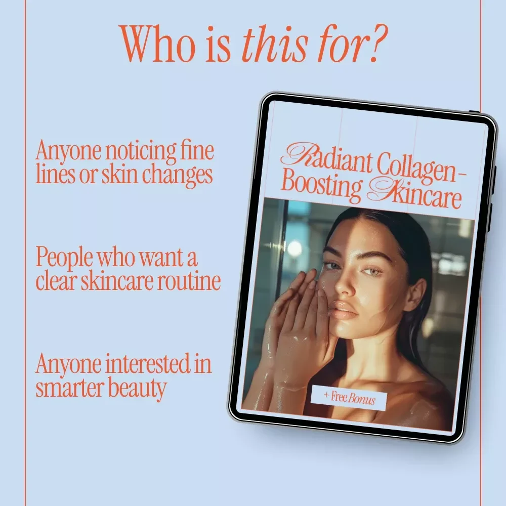 Radiant Collagen-Boosting Skincare – Digital Skincare Guide & eBook for Firmer, Youthful Skin | Collagen-Boosting Products, Routines & AI Prompts