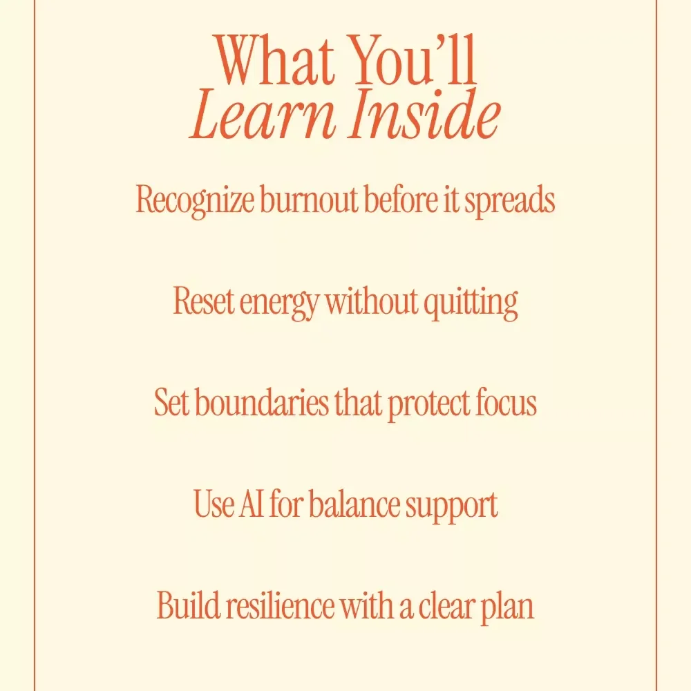 When Work Drains You and How to Take Yourself Back | Practical Guide on How to Deal with Burnout at Work for Overwhelmed Professionals