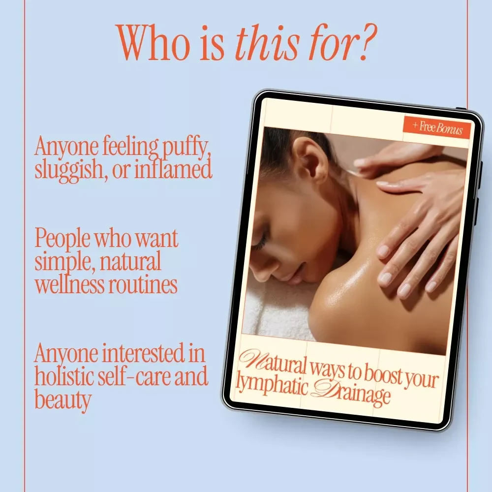 Natural Ways to Boost Your Lymphatic Drainage – Holistic Wellness Guide, Lymphatic Massage & Dry Brushing eBook, Natural Detox & Self-Care Digital Download