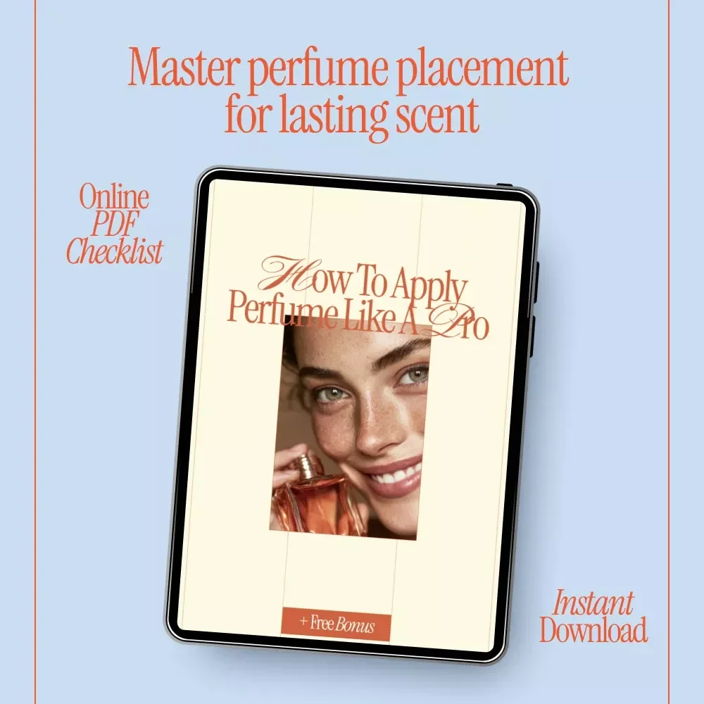How to Apply Perfume Like a Pro Checklist | where to apply perfume on your body | Easy Fragrance Application Guide | Digital Download