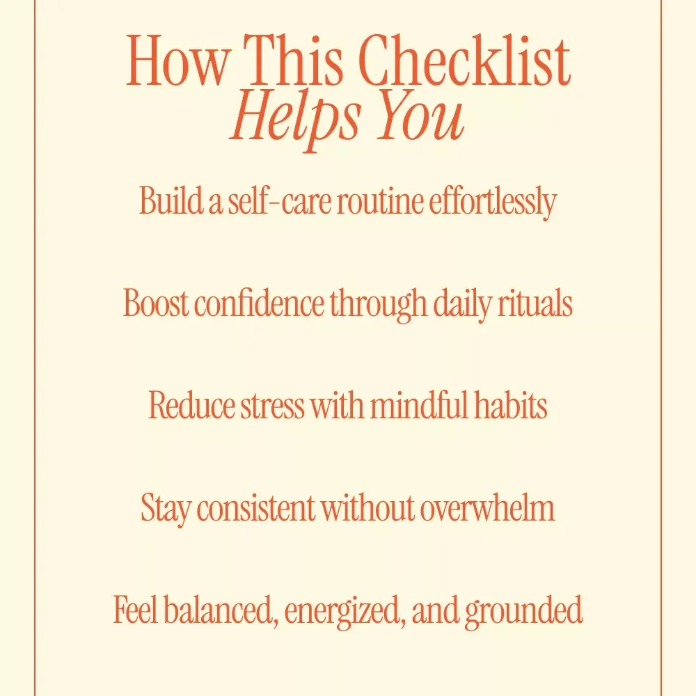 Self-Care Checklist: Your Glow-Up Guide to Mind, Body & Soul | Digital Download Self Care Guide, Wellness Checklist, Glow Up eBook