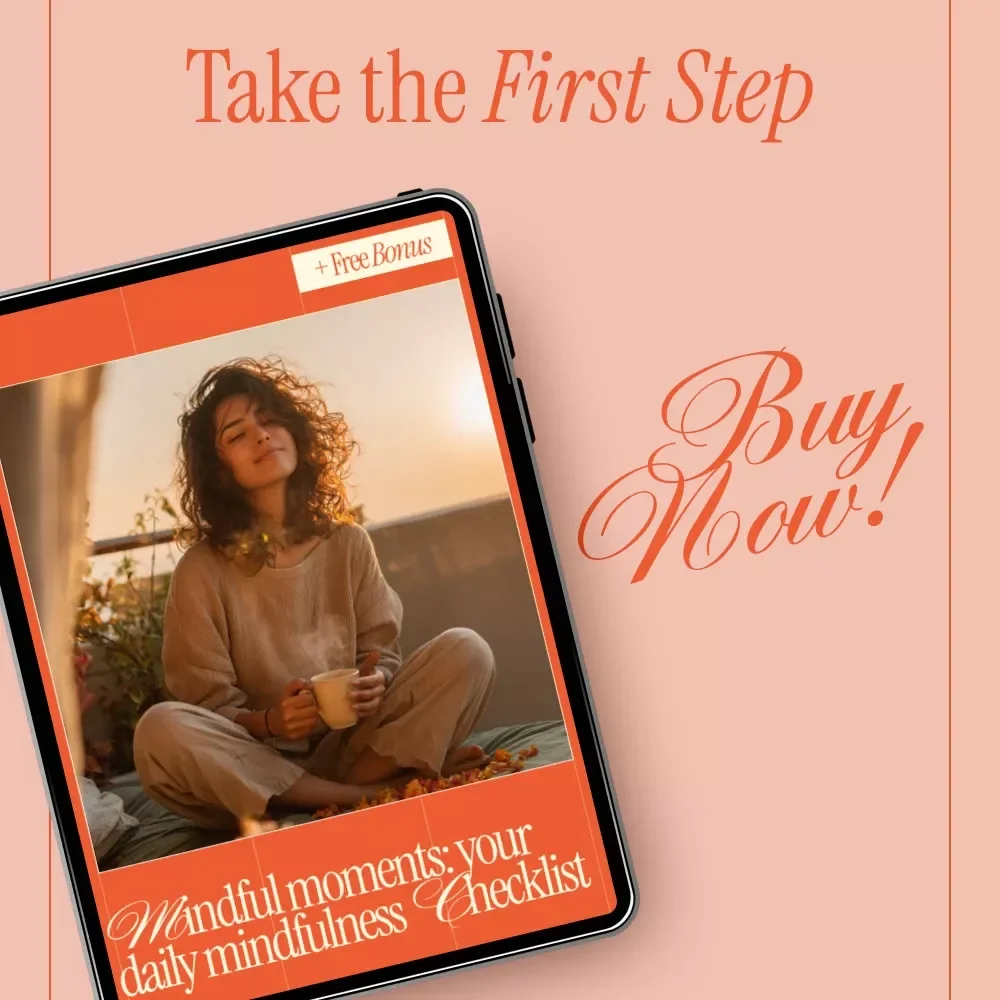 Mindful Moments: Your Daily Mindfulness Checklist – Daily Mindfulness Checklist for Calm Living, Self Care Routine, Mindfulness Guide, Printable & Digital Download