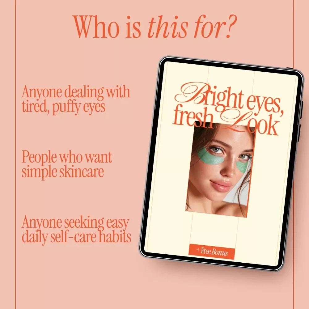 Bright Eyes, Fresh Look – Under-Eye Care Guide for Dark Circles, Puffiness & Natural Skincare Rituals