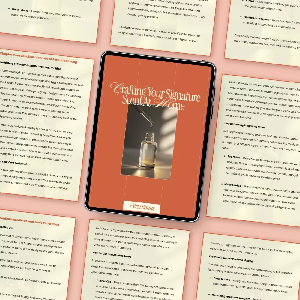 Crafting Your Signature Scent at Home – A Beginner-Friendly eBook Guide on How to Make Your Own Perfume at Home