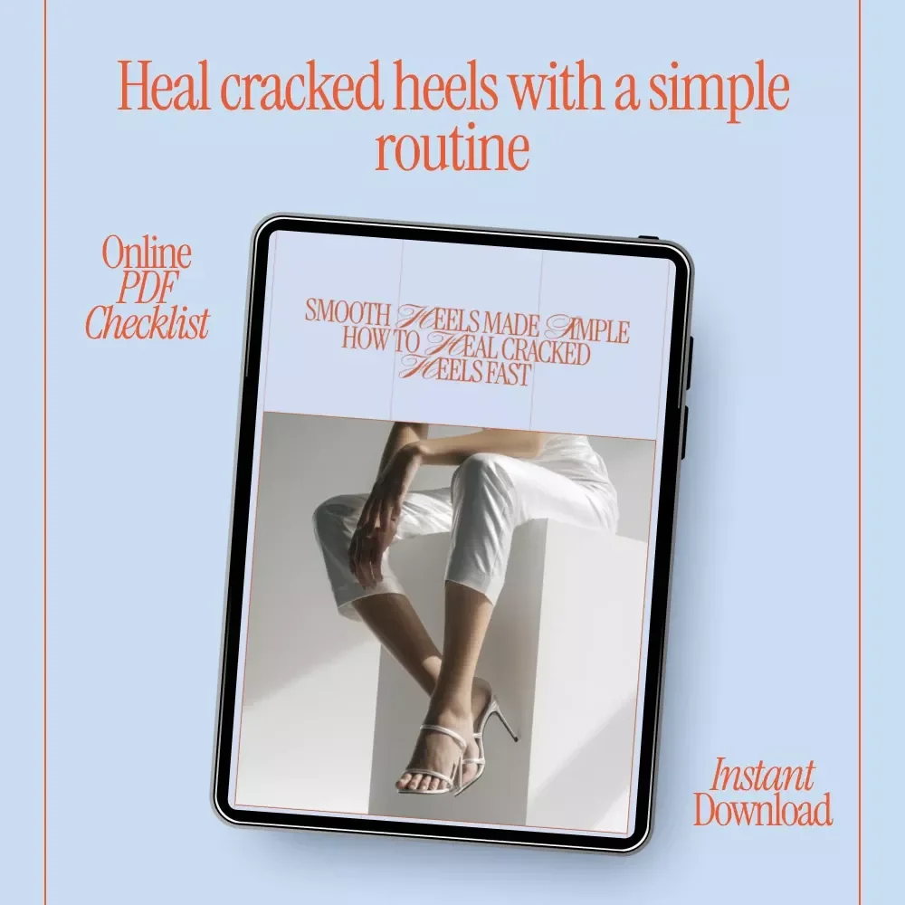 Smooth Heels Made Simple How to Heal Cracked Heels Fast | Printable Heel Care Checklist & Foot Repair Routine