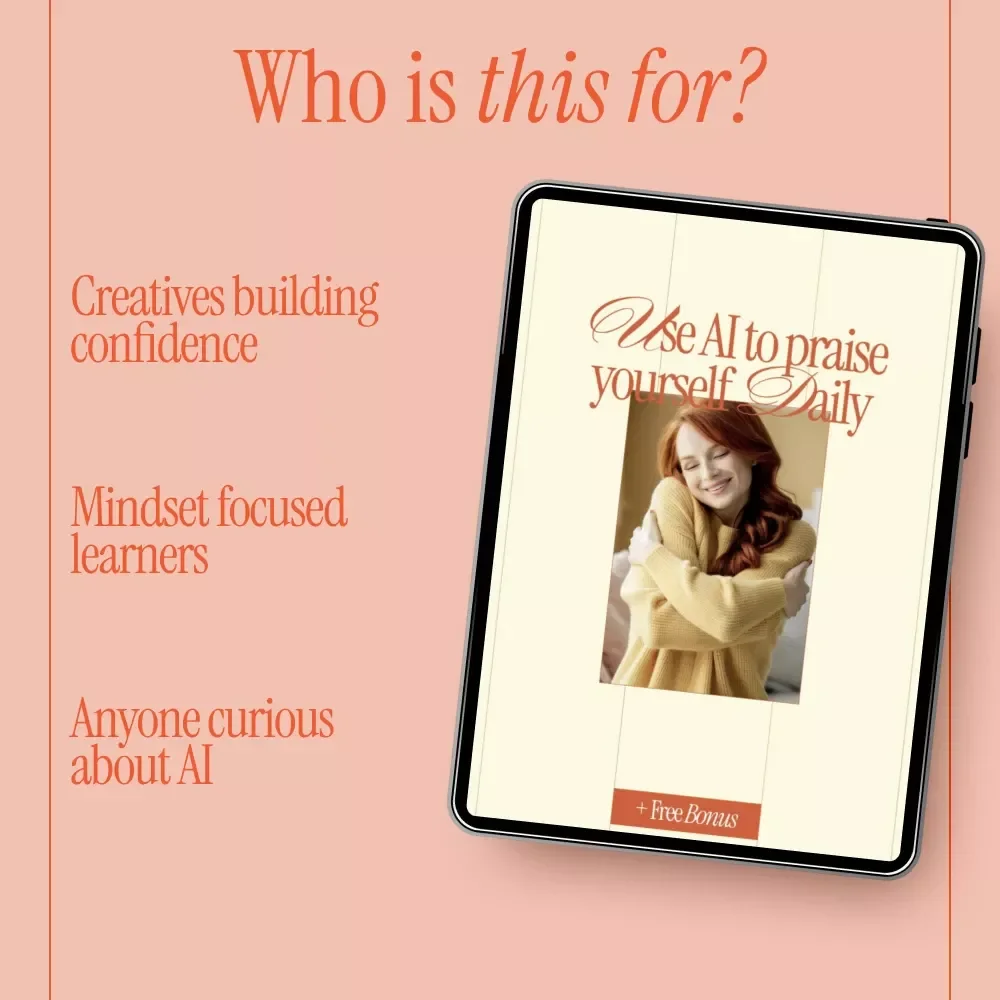Use AI to Praise Yourself Daily – Simple Checklist to Use AI to Generate a List of Compliments for Yourself, Self-Confidence & Motivation Digital Download