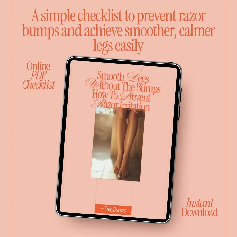 Smooth Legs Without the Bumps How to Prevent Razor Irritation | Shave-Day Checklist for Sensitive Skin & How to Prevent Razor Bumps on Legs