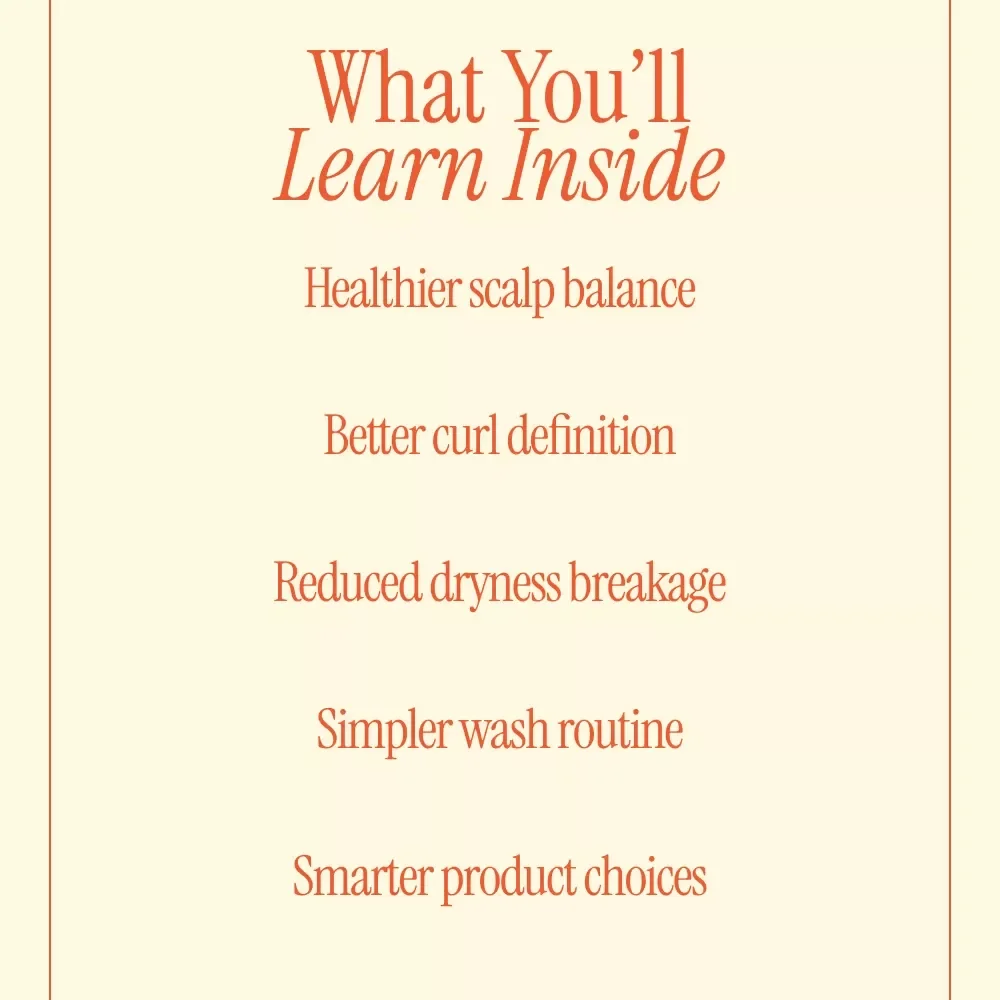 The Curly Hair Co-Washing Routine | Complete Ebook Guide to a Healthy co washing for curly hair routine