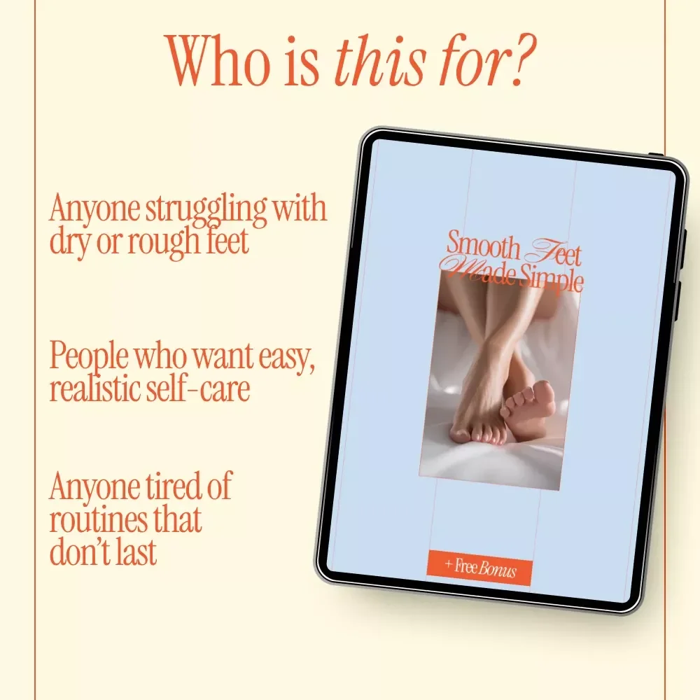Smooth Feet Made Simple – Easy Foot Care Guide, Smooth Feet Routine, Digital Download eBook & Checklist for Soft Heels