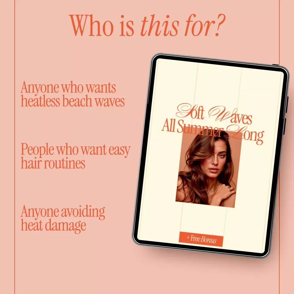 Soft Waves All Summer Long – Heatless Beach Wave Guide | Learn how to get beach waves without heat at Home