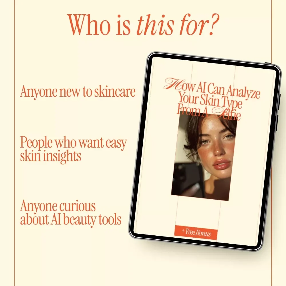 How AI Can Analyze Your Skin Type from a Selfie | Smart Skincare Ebook Guide Using ai to analyze your skin type from a selfie for Personalized Beauty Routines