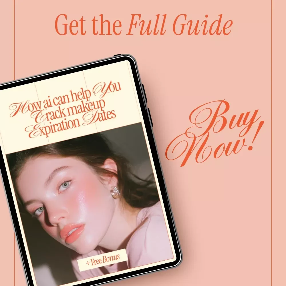 How AI Can Help You Track Makeup Expiration Dates | Smart Beauty Organization Ebook | ai to track the expiration dates of your makeup