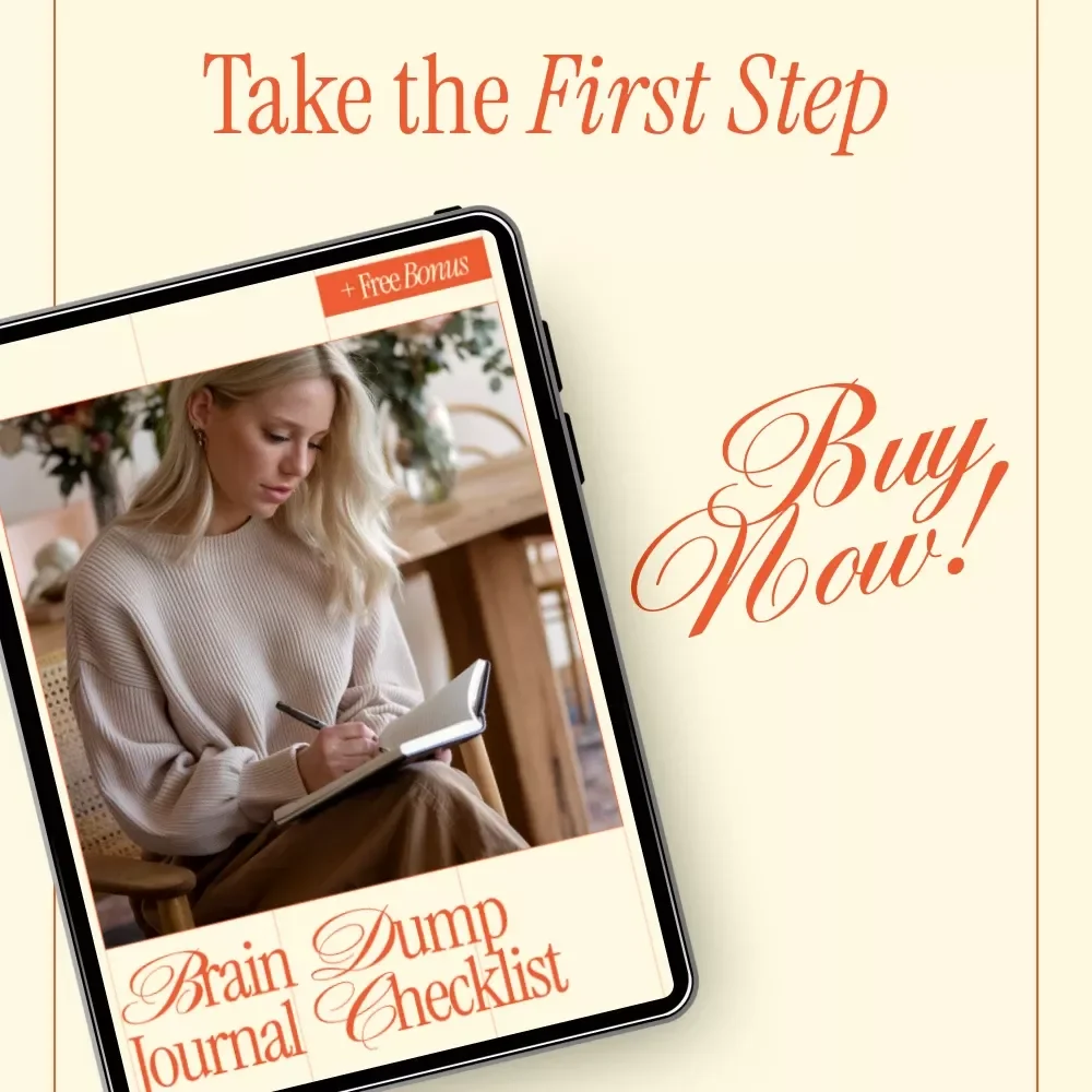 Brain Dump Journal Checklist – Simple Step-by-Step Guide for Mental Clarity, Productivity & brain dump journal how to do it