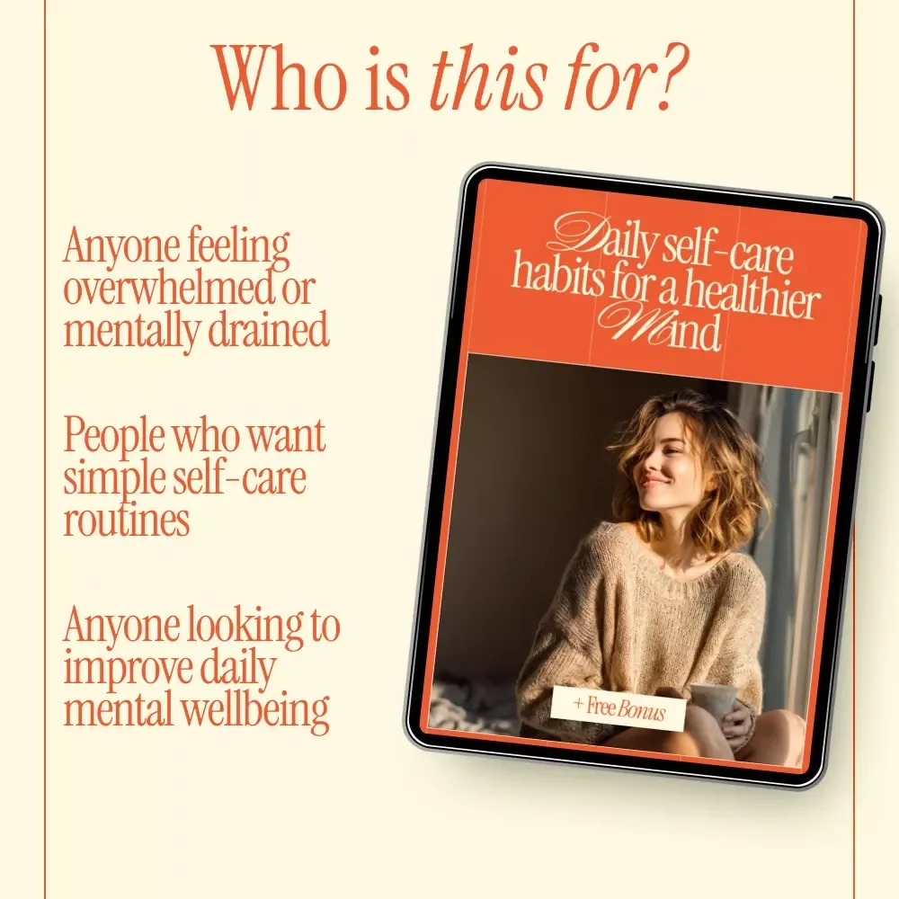 Daily Self-Care Habits for a Healthier Mind – Digital Guide for Mental Wellness, Mindfulness Routines, Daily Habits & Modern Self-Care