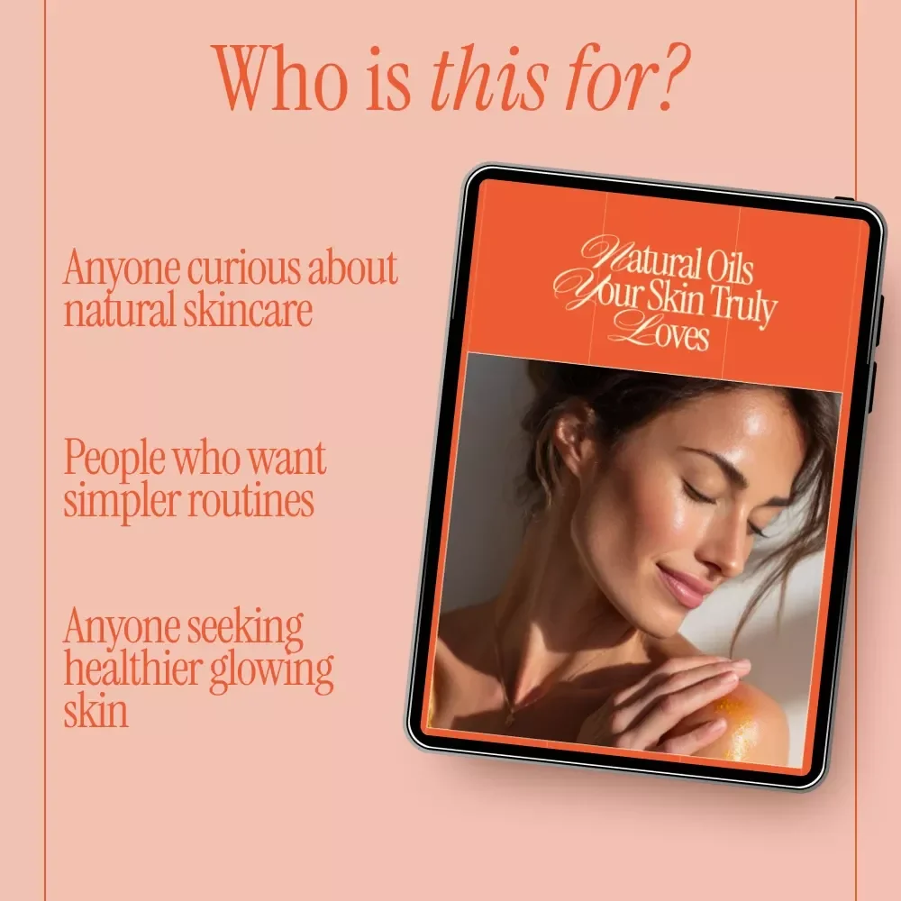 Natural Oils Your Skin Truly Loves – A Simple Skincare Guide Answering what natural oils help skin most | Digital Download