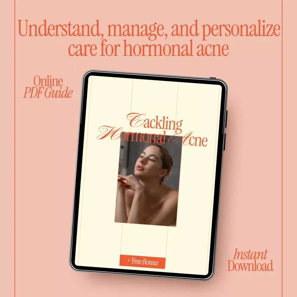 Tackling Hormonal Acne – Complete Digital Guide to Understanding Hormonal Acne, Skincare Strategies, Lifestyle Balance & AI-Powered Personalized Acne Care